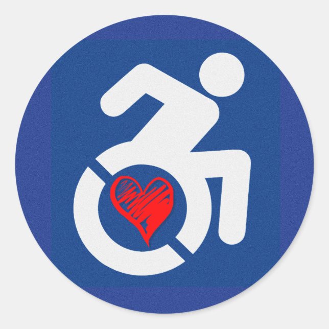 Adesivo Amor Deficientes (Frente)