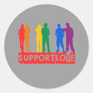 Adesivo Amor do apoio