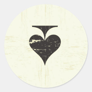 Adesivo amor do casino do vintage do selo de 20 - 1,5