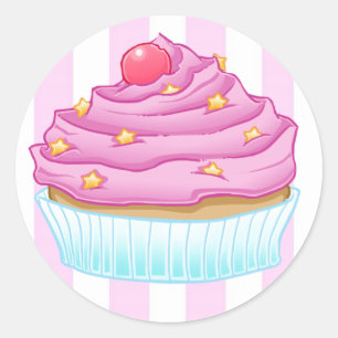 Adesivo Amor do cupcake