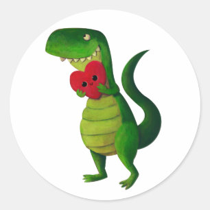 Adesivo Amor do dinossauro de RAWR