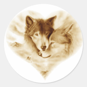 Adesivo Amor do lobo