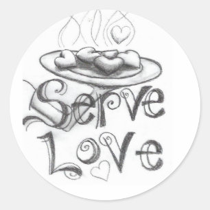Adesivo amor do saque