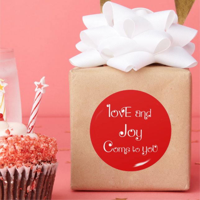 Adesivo Amor e Alegria Venham a Festa de Férias (Festa)