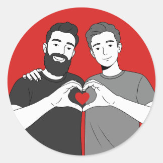 Adesivo Amor é Amor. Amore è Amore