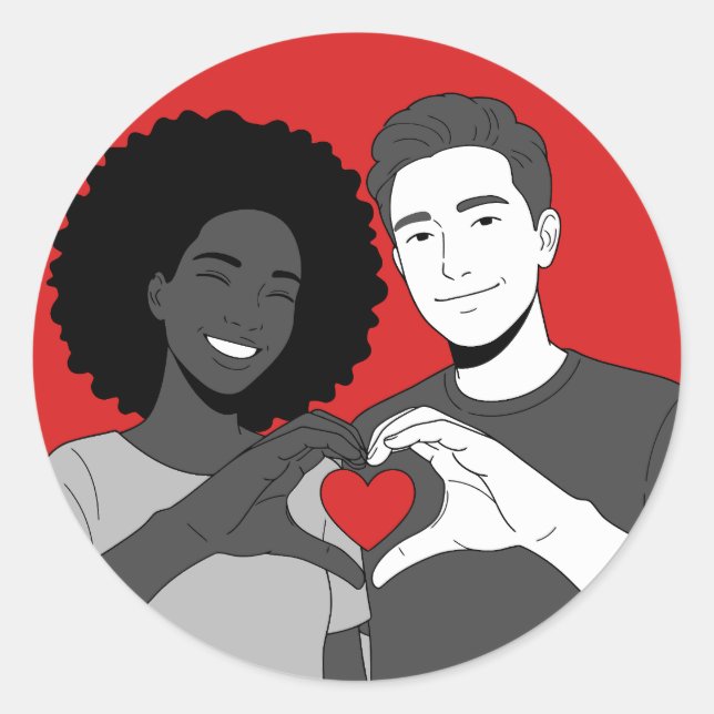 Adesivo Amor é Amor. Amore è Amore. (Frente)