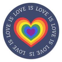 Amor é Marinho Azul do Arco-Íris LGBTQ
