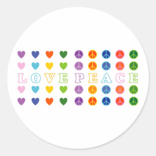 Adesivo Amor e Paz (02)