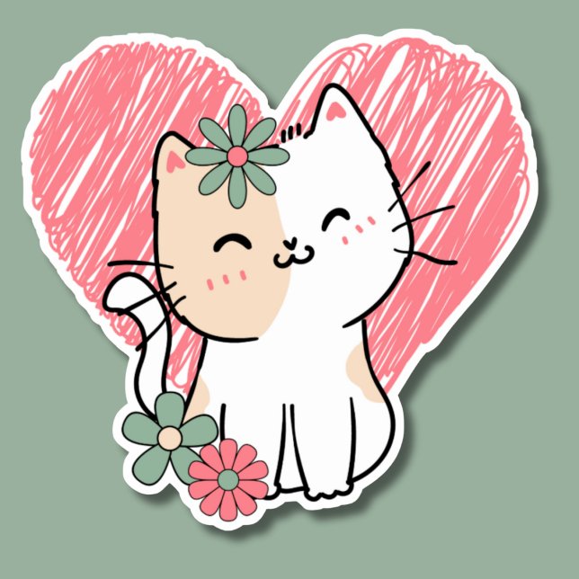 Adesivo Amor e Sussuros à Prova de Água (Criador carregado)