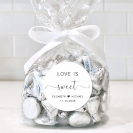 Adesivo Amor É Um Casamento Doce Obrigado