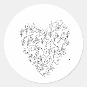 Adesivo Amor em Bloom: Focos de Envelope Decorativos