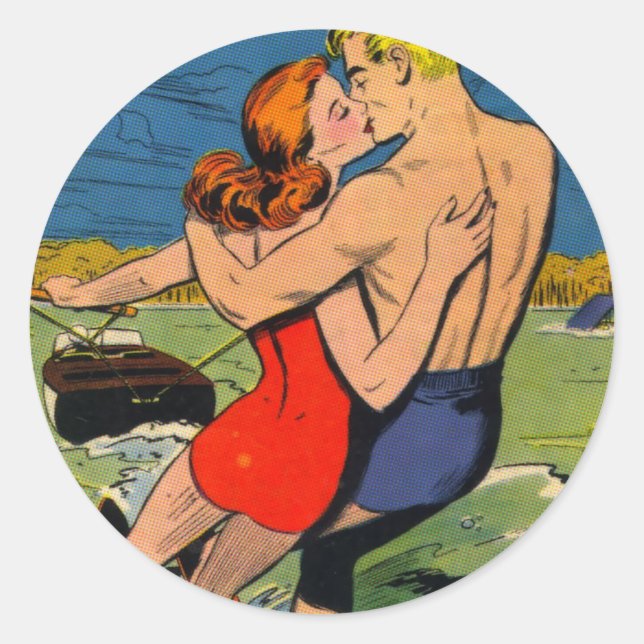 Adesivo Amor em Skis (Frente)