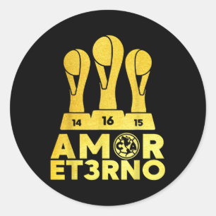 Adesivo Amor Et3rno America Tricampeon