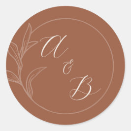 Adesivo Amor eterno | Terracotta | Convite de casamento