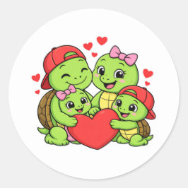 Adesivo Amor Familiar Coração