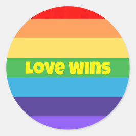 Adesivo Amor ganha orgulho moderno do arco-íris lgbt Perfe
