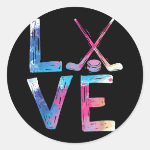 Adesivo Amor Garotas de Hóquei no Gelo Dão Presentes Mulhe