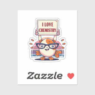 Adesivo Amor Guppies e Química