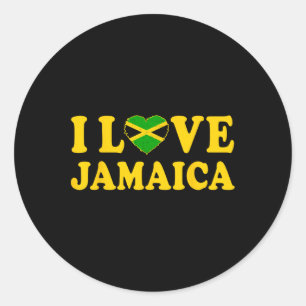Adesivo Amor Jamaica Heart Orud Jamaican Independência