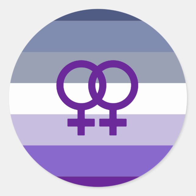 Adesivo Amor Lésbico Butch Orgulho WLW (Frente)