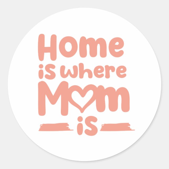 Adesivo Amor, Mãe Sticker (Frente)