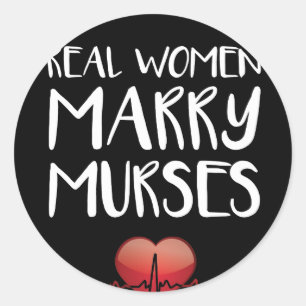 Adesivo Amor masculino da enfermeira de Murses do casado