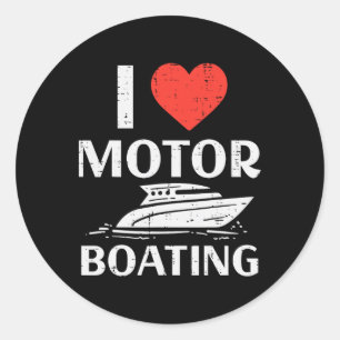 Adesivo Amor Motor Barco Funny Motorboat Humor B