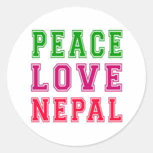 Adesivo Amor Nepal da paz