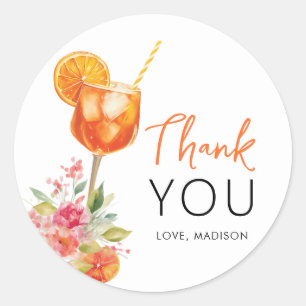 Adesivo Amor no First Spritz Chá de panela Favor Stickers