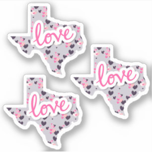 Adesivo Amor no Texas - Dia de os namorados