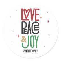 Amor, Paz E Joy, Da Sua Família