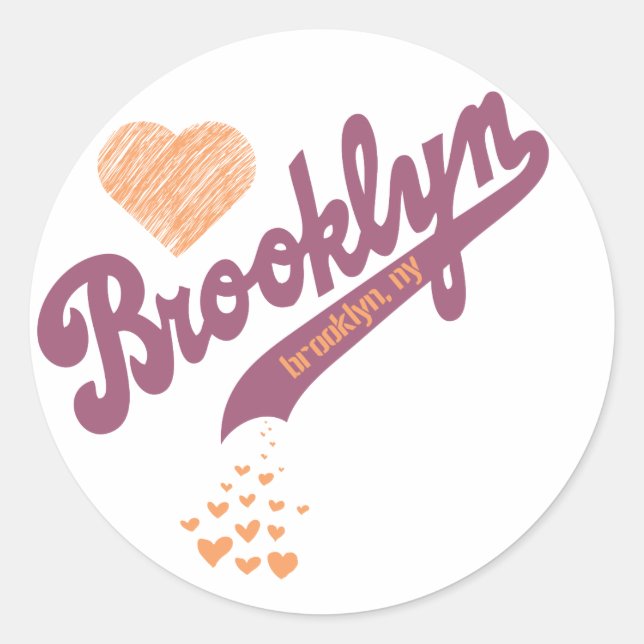 Adesivo Amor Pelo Brooklyn Sticker (Frente)