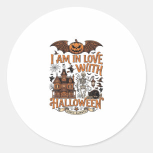 Adesivo Amor Pelo Esqueleto da Casa Assombrada de Hallowee