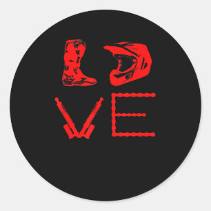 Adesivo Amor Por Dirt Bike Engraçado Presente Para Bikers