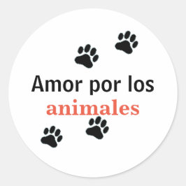 adesivo amor por los animales