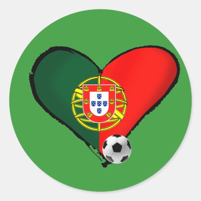Adesivo Amor, Portugal e Futebol - O que mais vôce quer? (Frente)