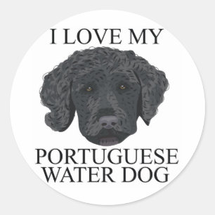 Adesivo Amor PORTUGUÊS do CÃO de ÁGUA!