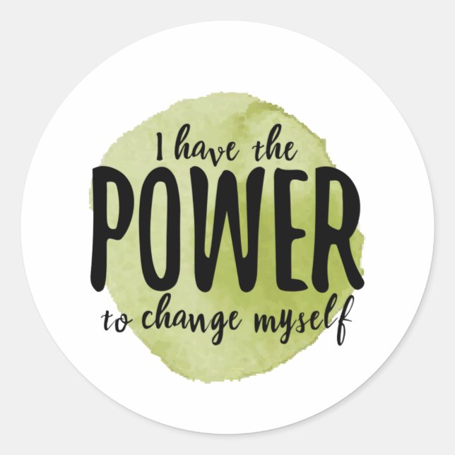 Adesivo amor próprio e ditados motivacionais para a aceita (Frente)