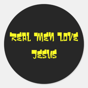 Adesivo Amor real Jesus dos homens