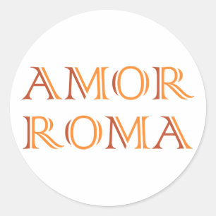 Adesivo Amor Roma amor Roma love rome