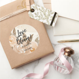 Adesivo Amor Russo a Floral Bloom Peach