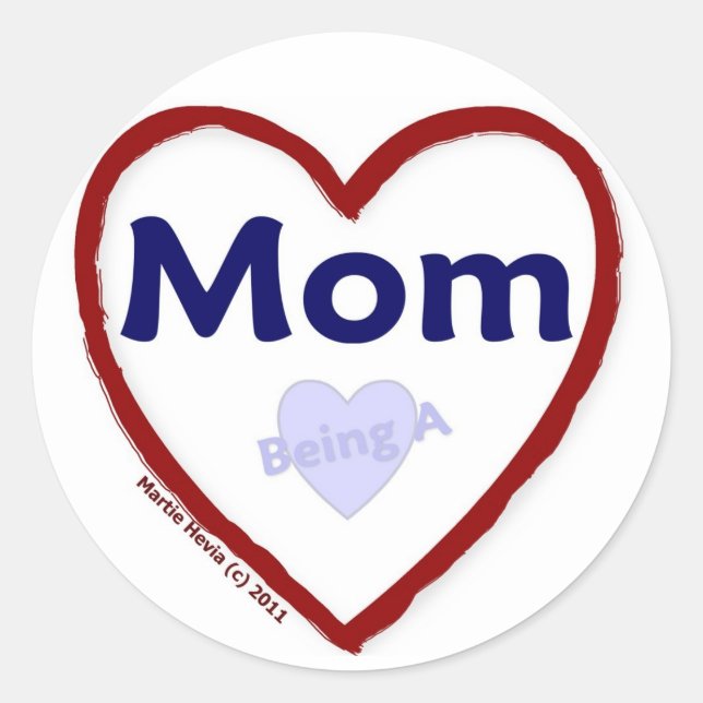 Adesivo Amor Ser Mãe (Frente)