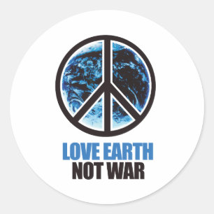 ADESIVO AMOR TERRA NÃO GUERRA