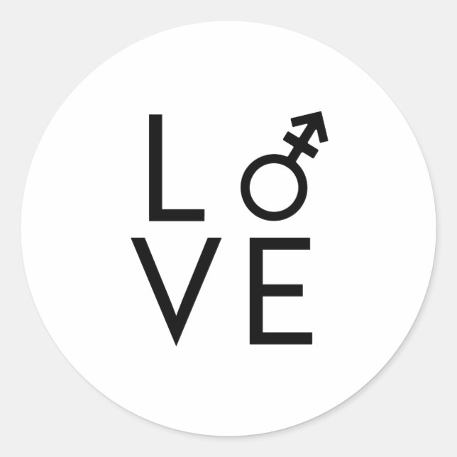 Adesivo Amor Trans (Frente)
