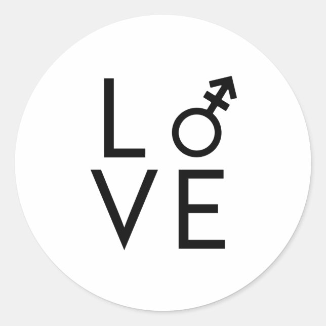 Adesivo Amor Trans (Frente)