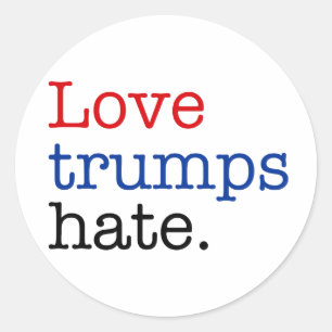 Adesivo Amor Trumps Hate