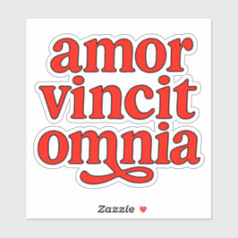 Adesivo Amor vincit omnia