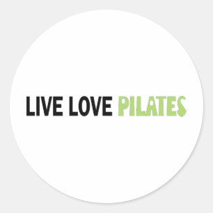 Adesivo Amor vivo Pilates! Design original!