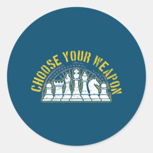 Adesivo amor xadrez escolha sua arma ideia de presente xad