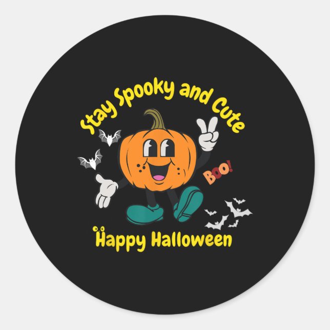 Adesivo &amp; Abóbora de Halloween (Frente)